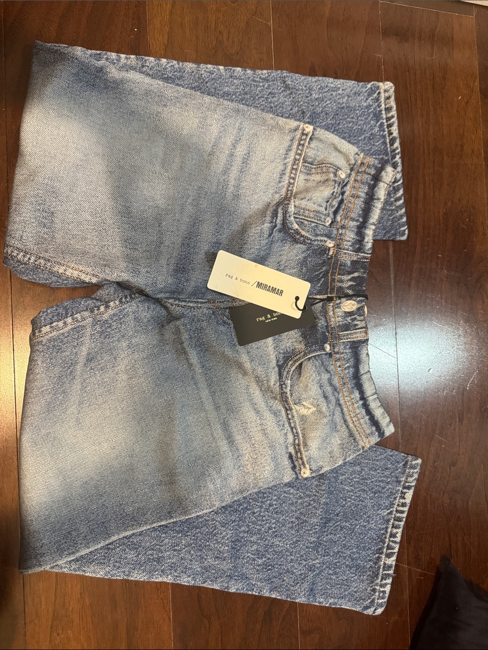 rag & bone faded blue kids denim jeans